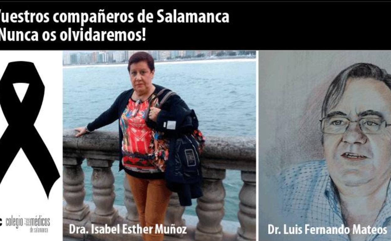 Coronavirus en Salamanca: Sentido vídeo de homenaje del Colegio de Médicos a sus dos compañeros fallecidos por la covid-19