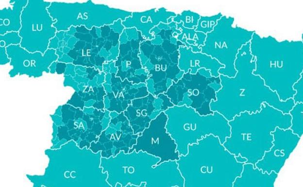 42 nuevas zonas de Castilla y León pasan a la fase 1 