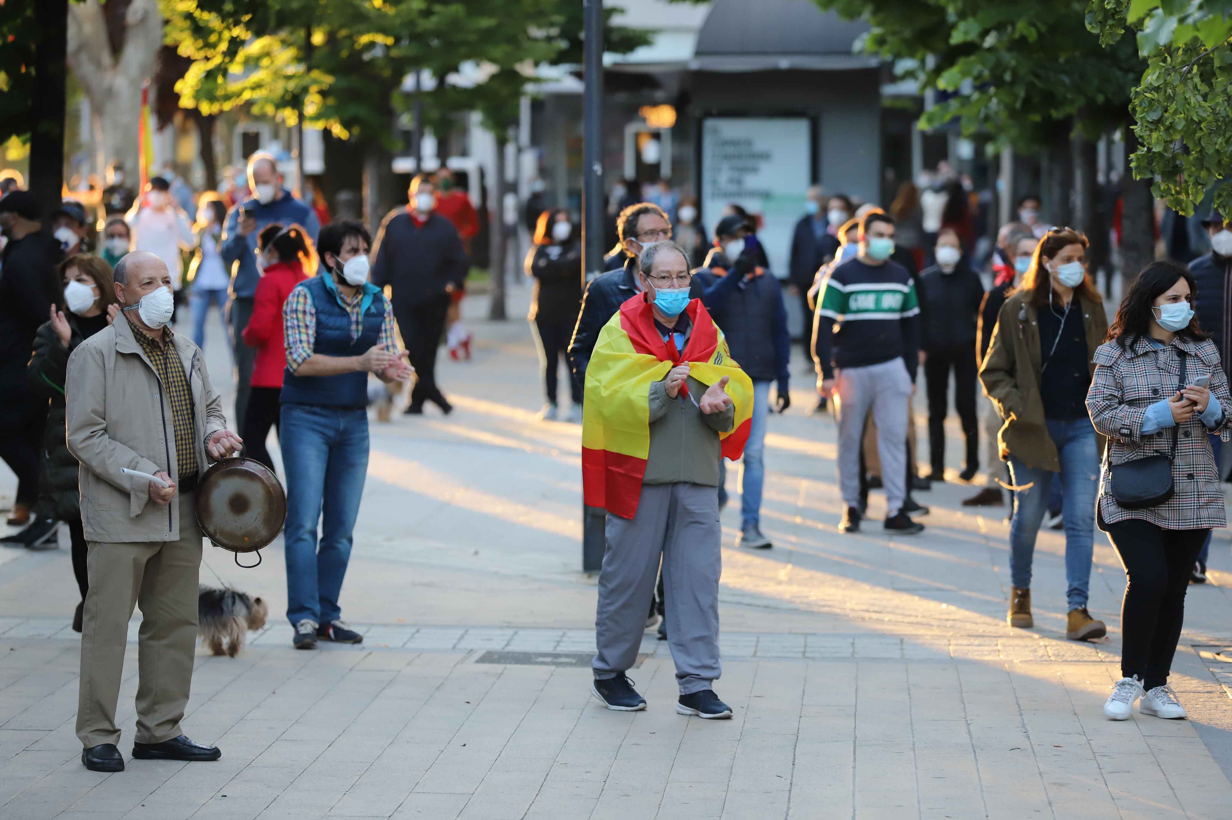 Fotos: Manifestación contra el Gobierno en Salamanca