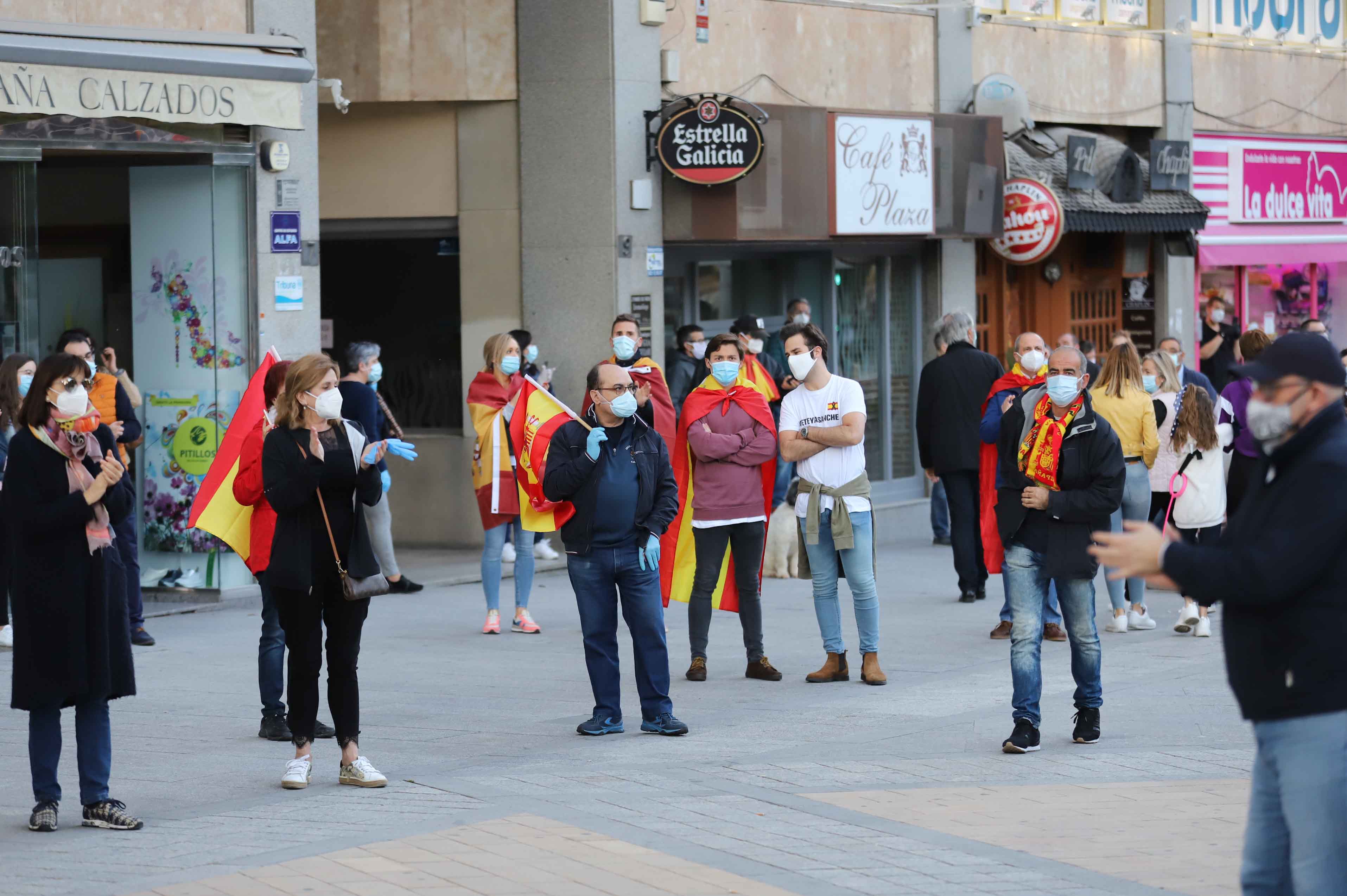 Fotos: Manifestación contra el Gobierno en Salamanca