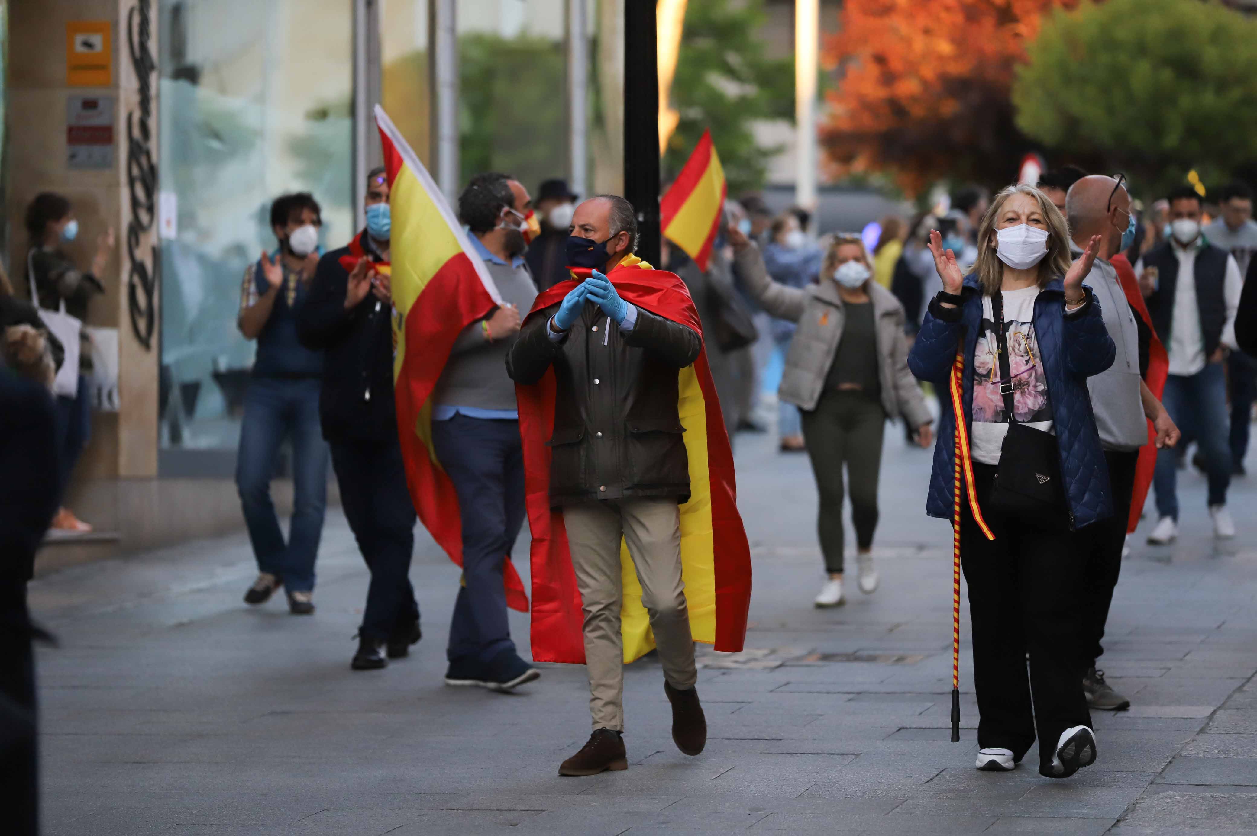 Fotos: Manifestación contra el Gobierno en Salamanca