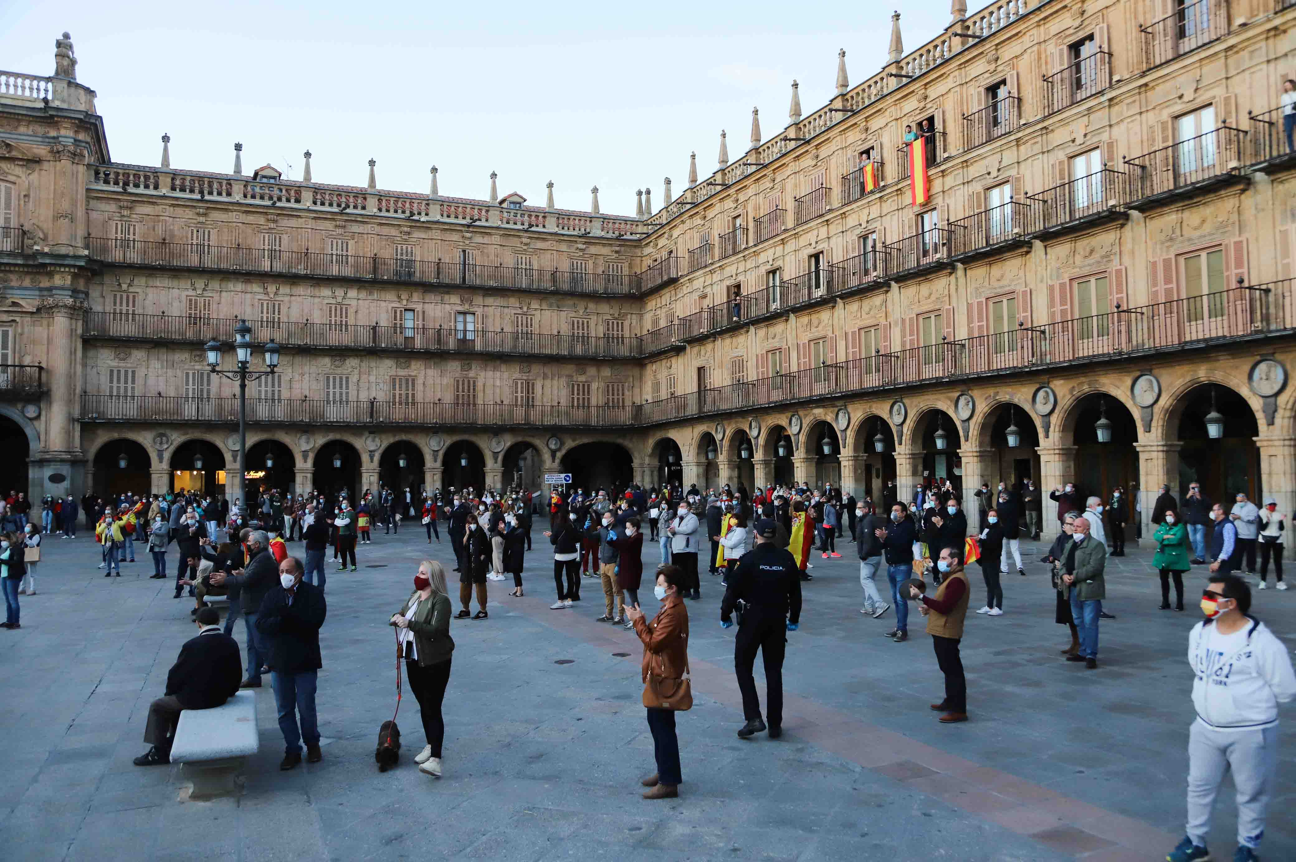 Fotos: Manifestación contra el Gobierno en Salamanca