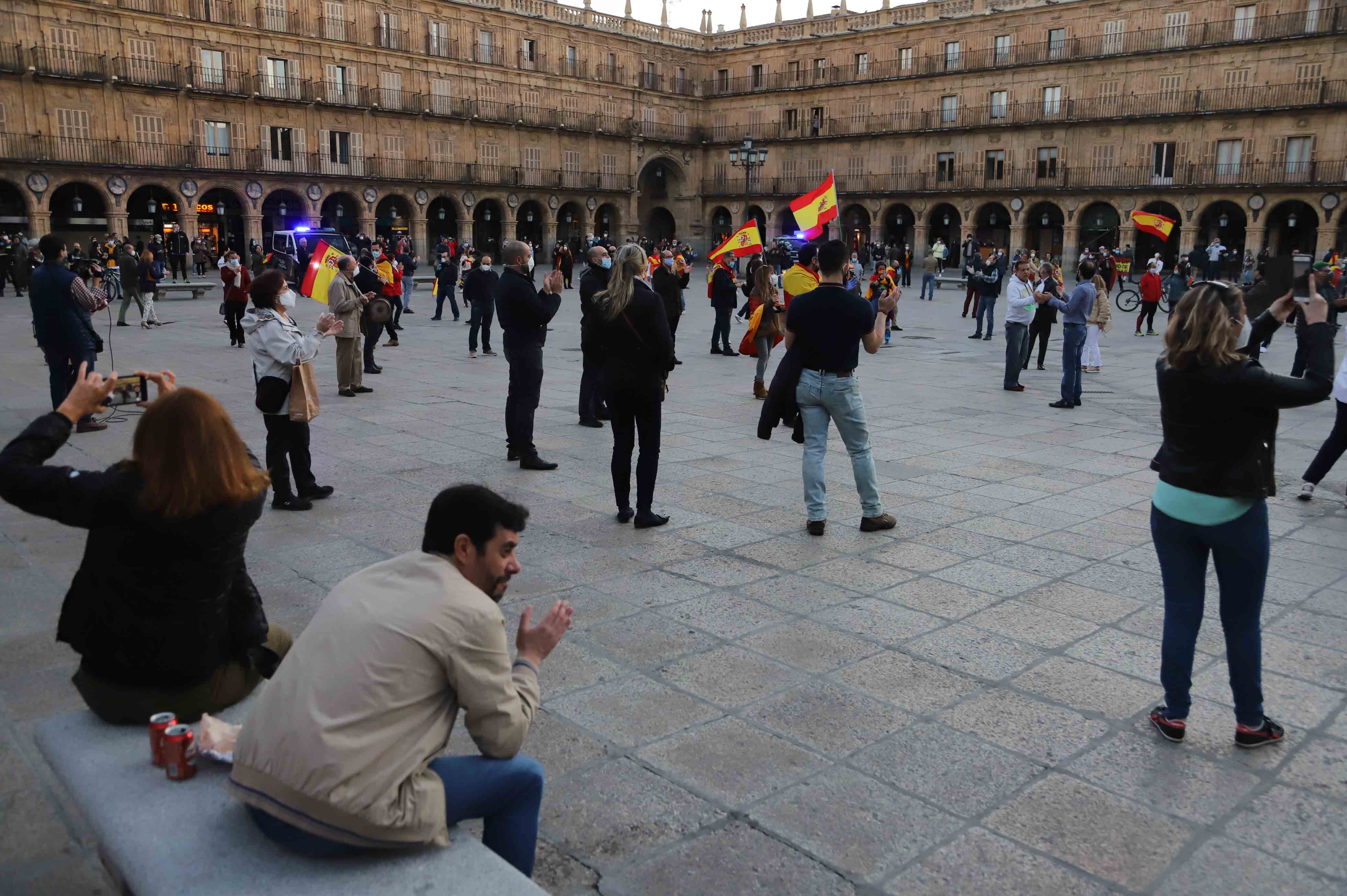 Fotos: Manifestación contra el Gobierno en Salamanca