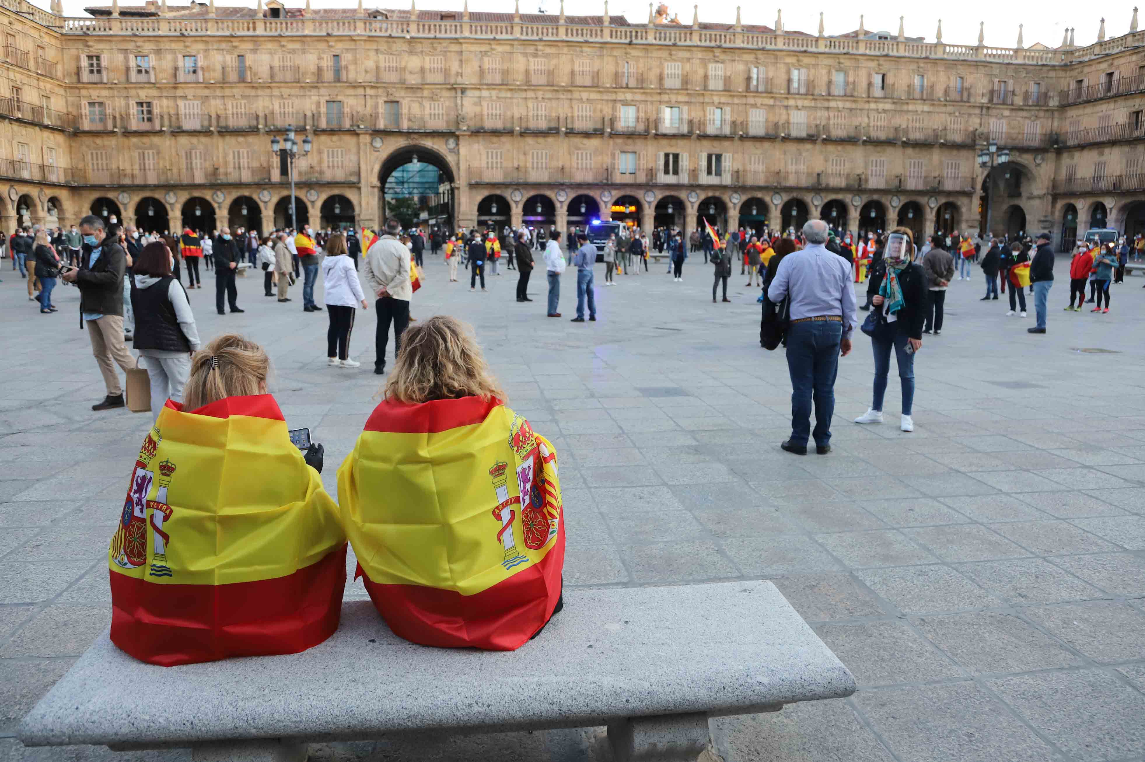 Fotos: Manifestación contra el Gobierno en Salamanca