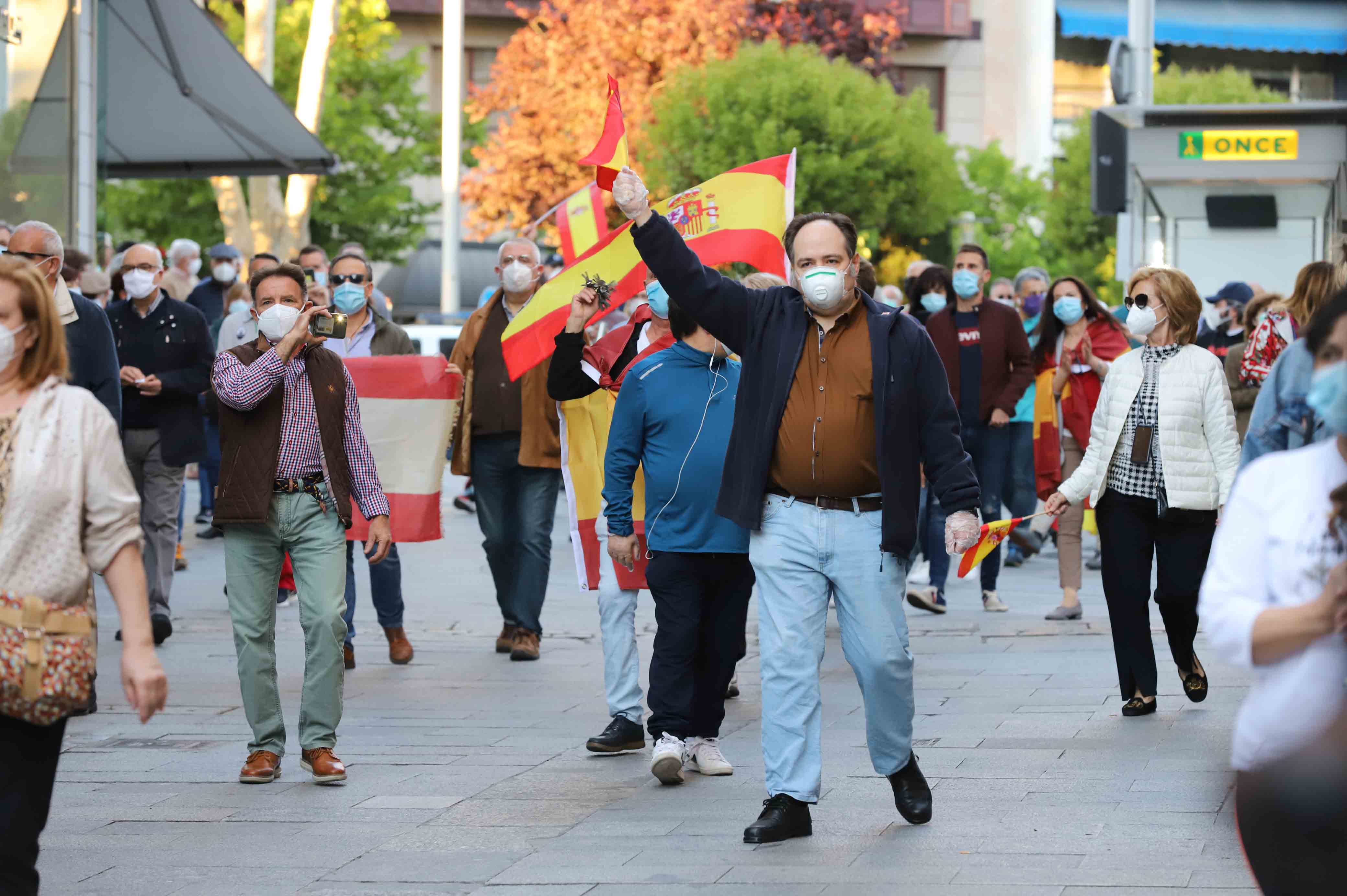 Fotos: Tercer día de protestas contra el Gobierno en Salamanca