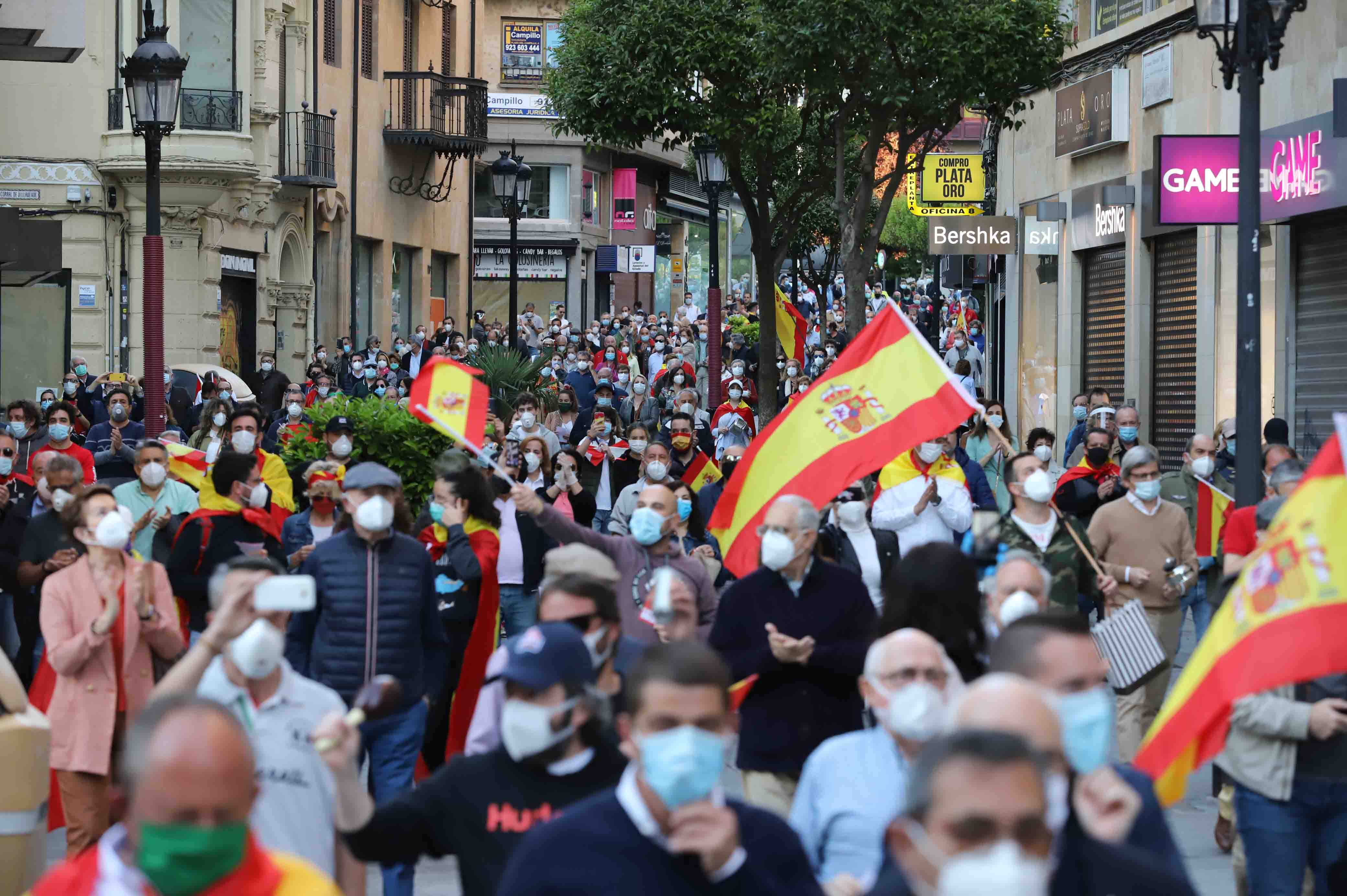 Fotos: Tercer día de protestas contra el Gobierno en Salamanca