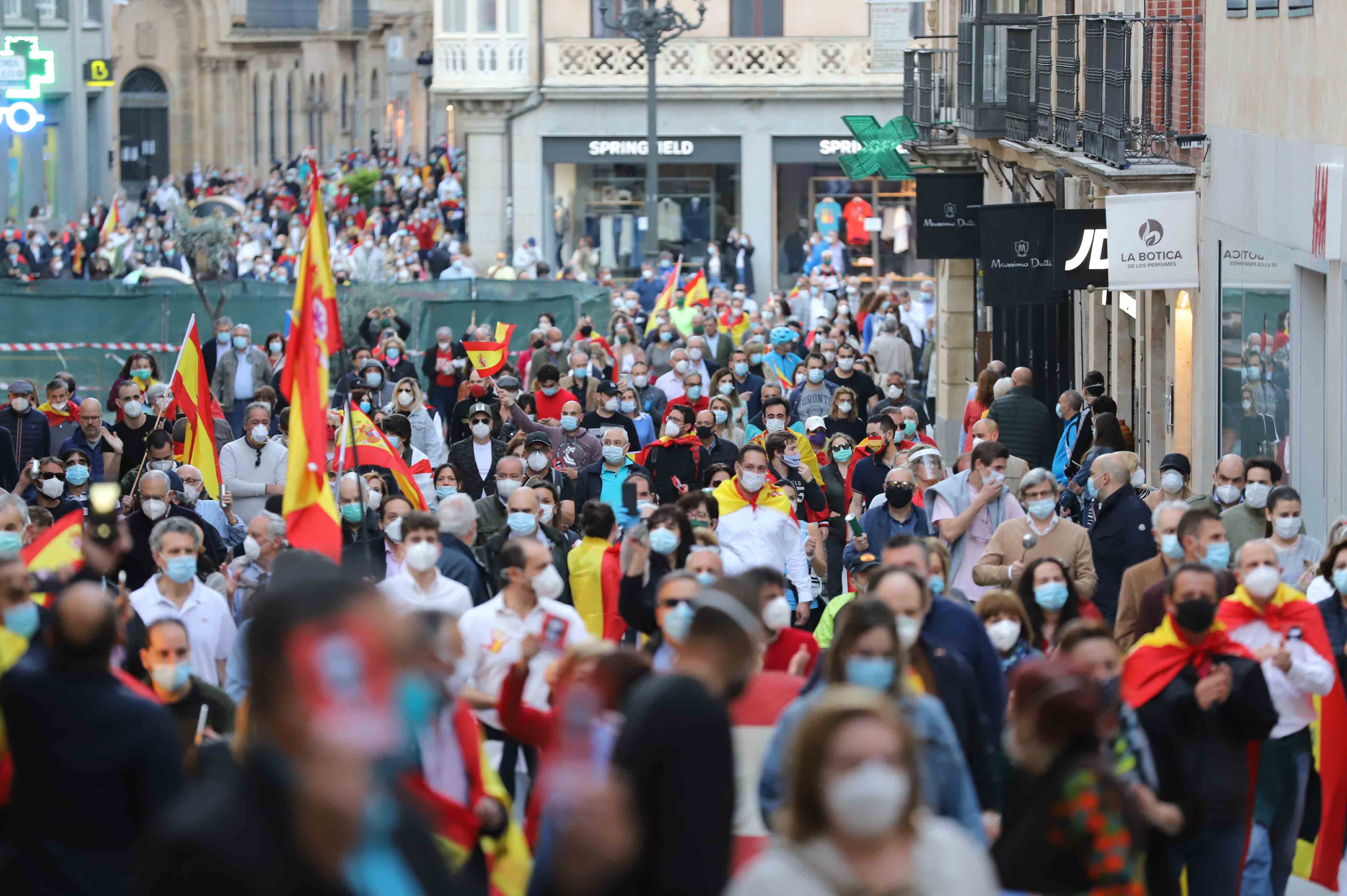 Fotos: Tercer día de protestas contra el Gobierno en Salamanca