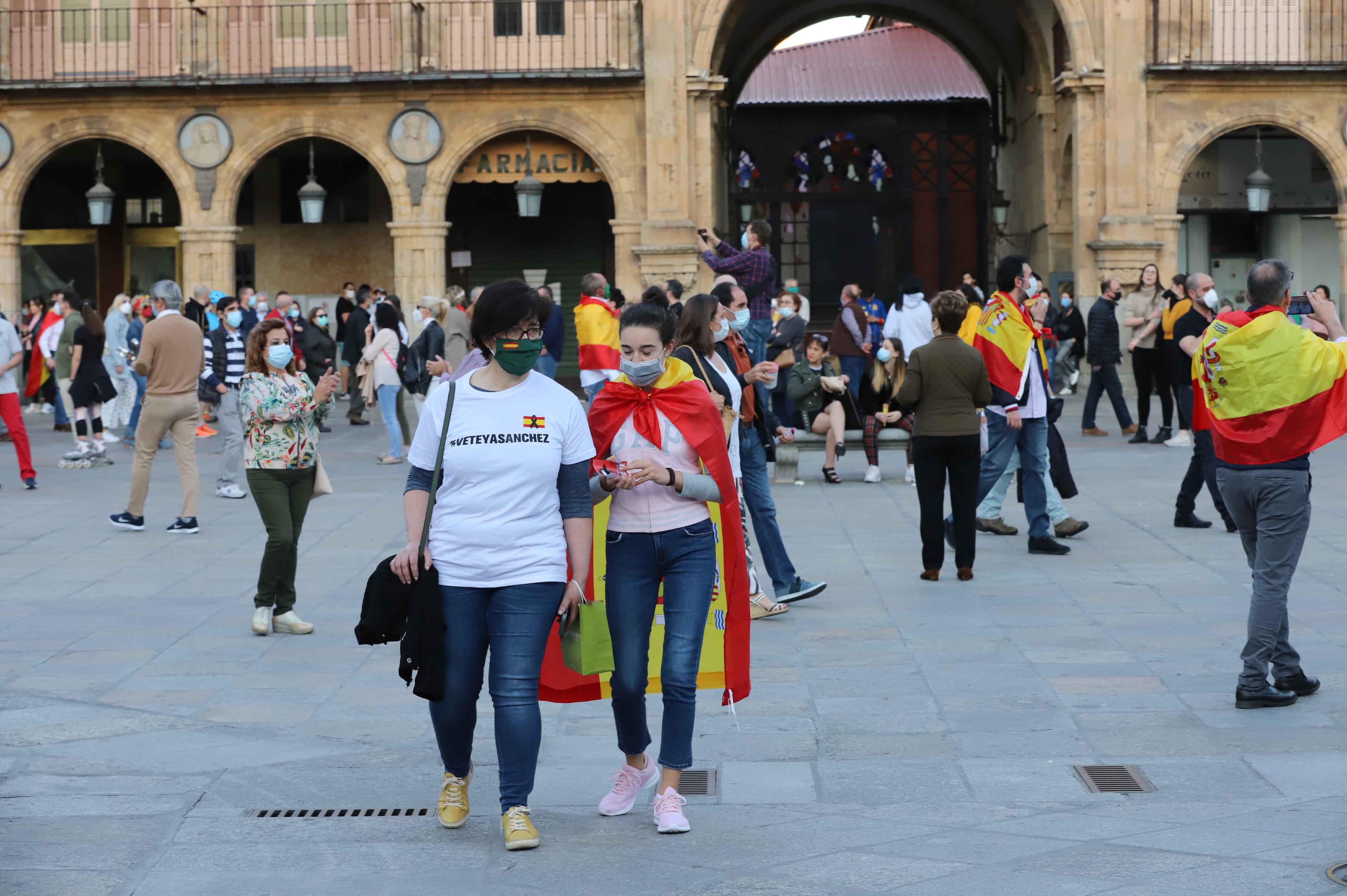 Fotos: Tercer día de protestas contra el Gobierno en Salamanca