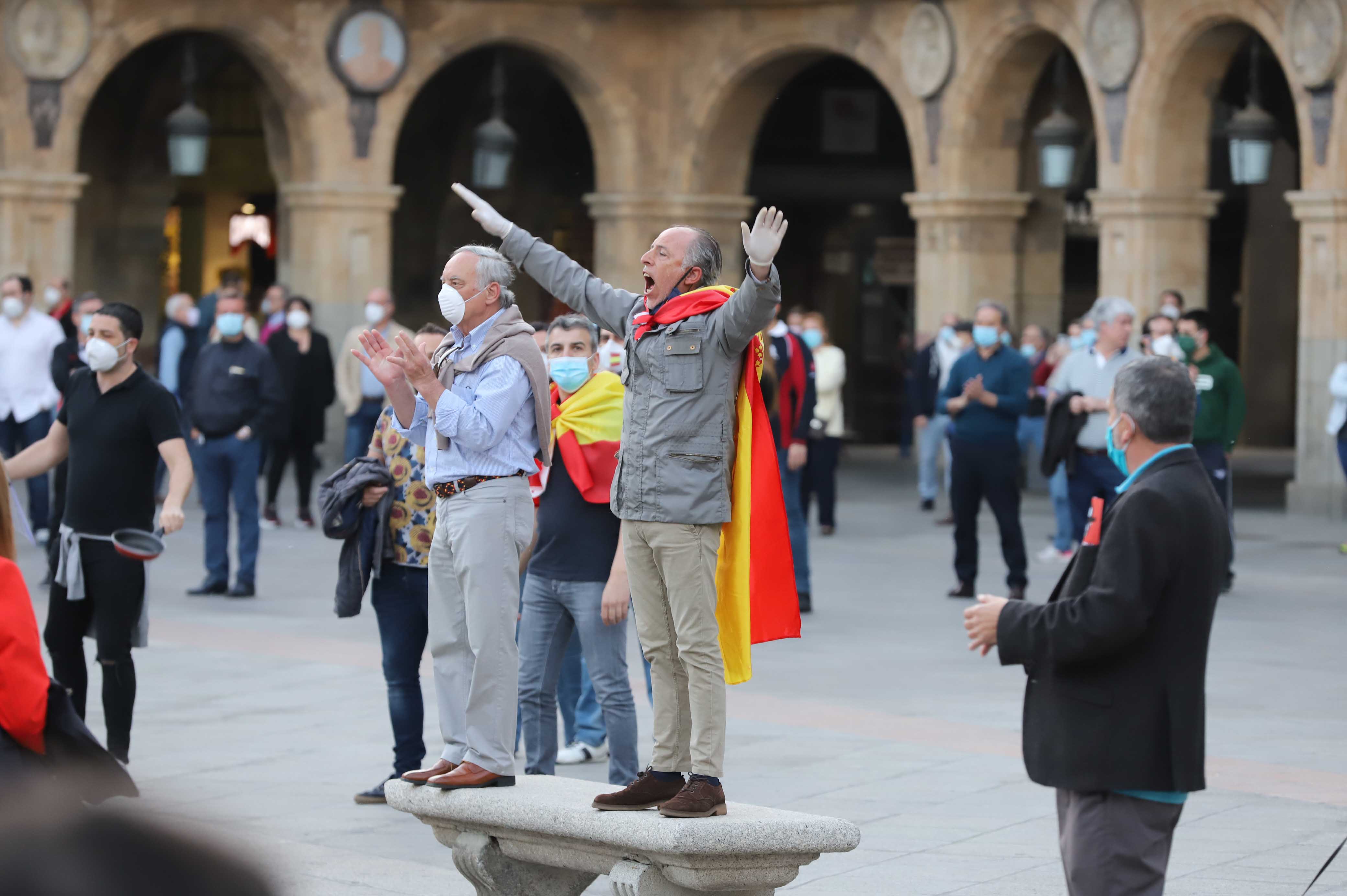 Fotos: Tercer día de protestas contra el Gobierno en Salamanca