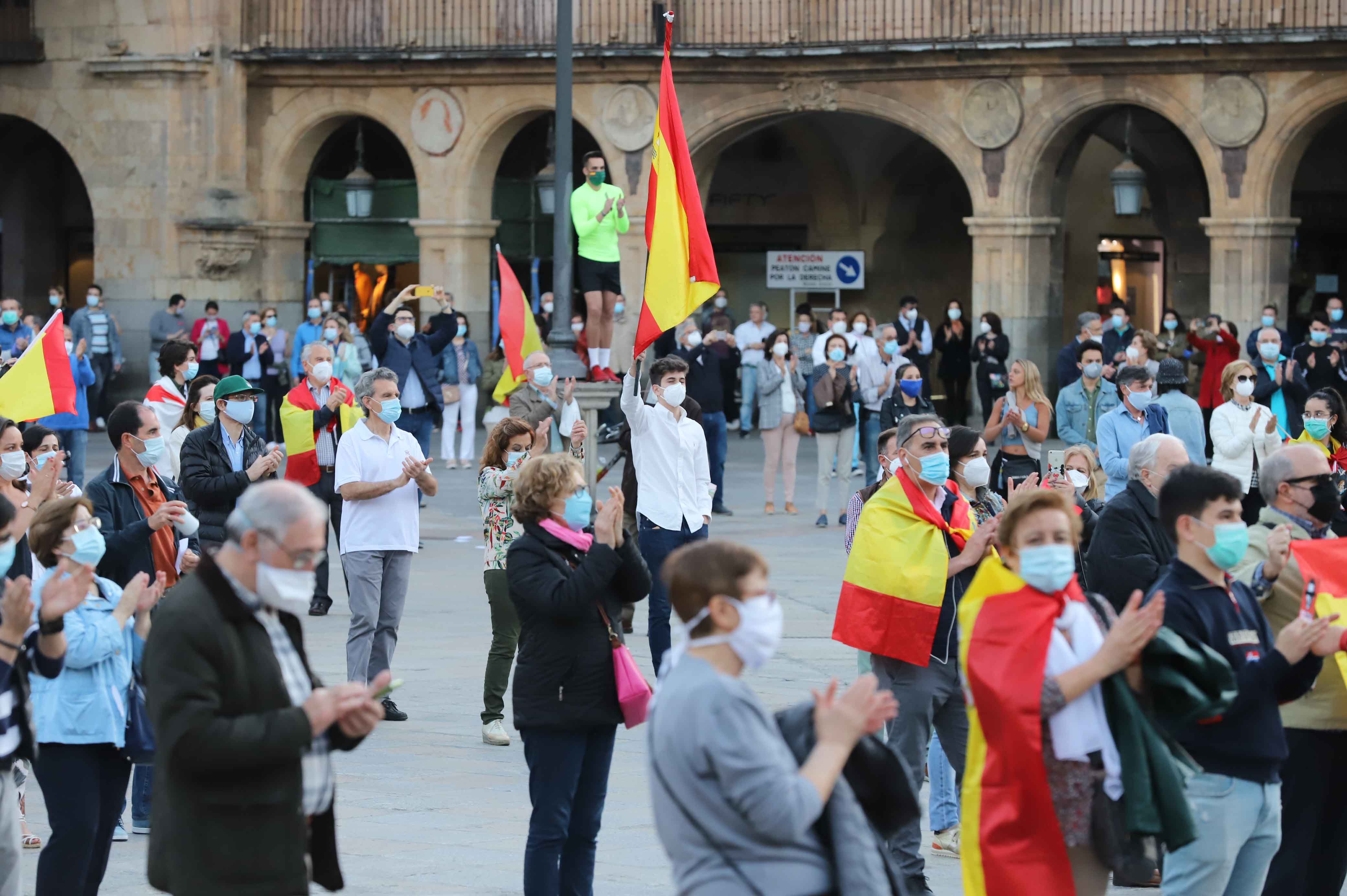 Fotos: Tercer día de protestas contra el Gobierno en Salamanca