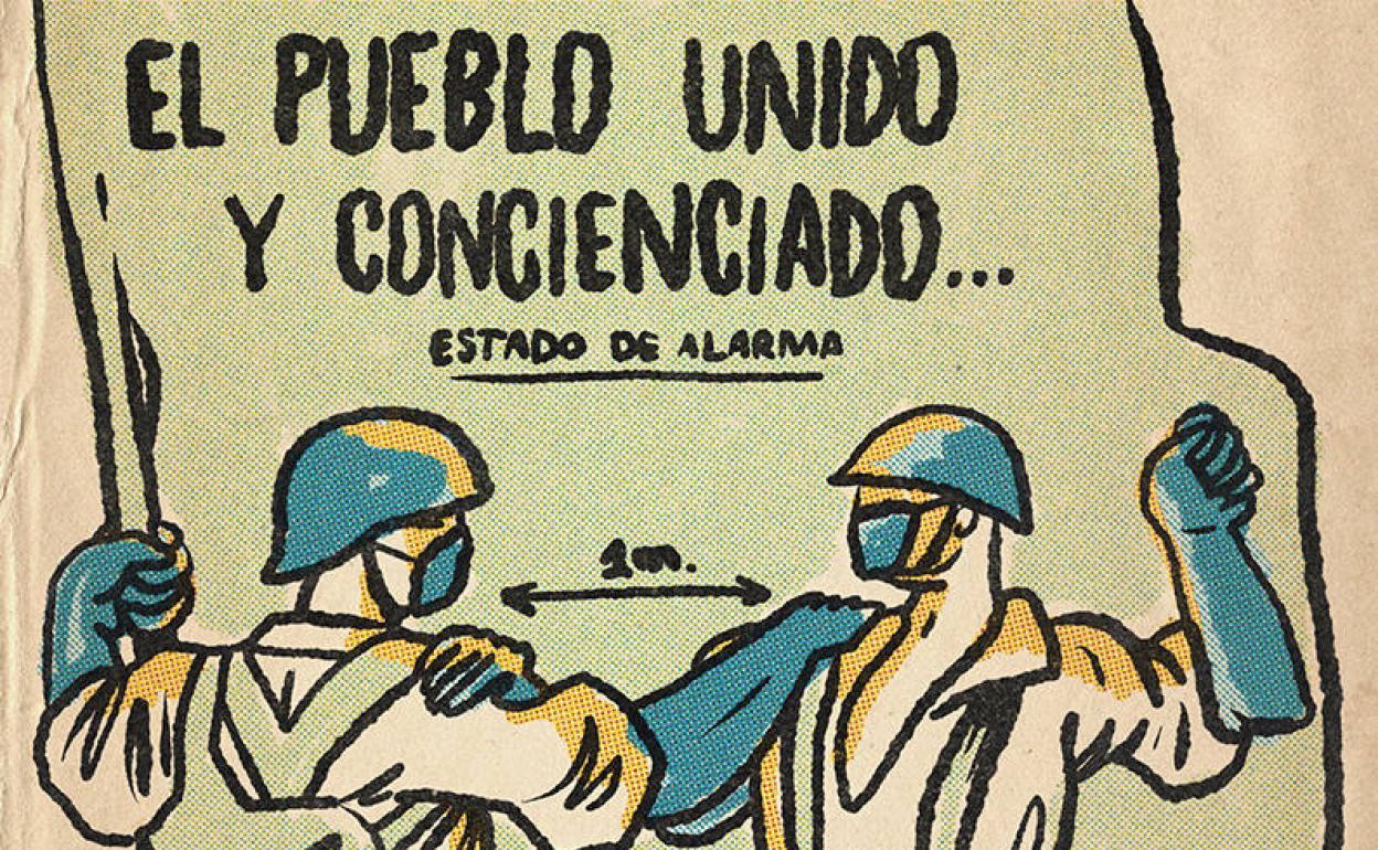 Fragmento de uno de los carteles elaborado por el artista vallisoletano Mr. Zé. 