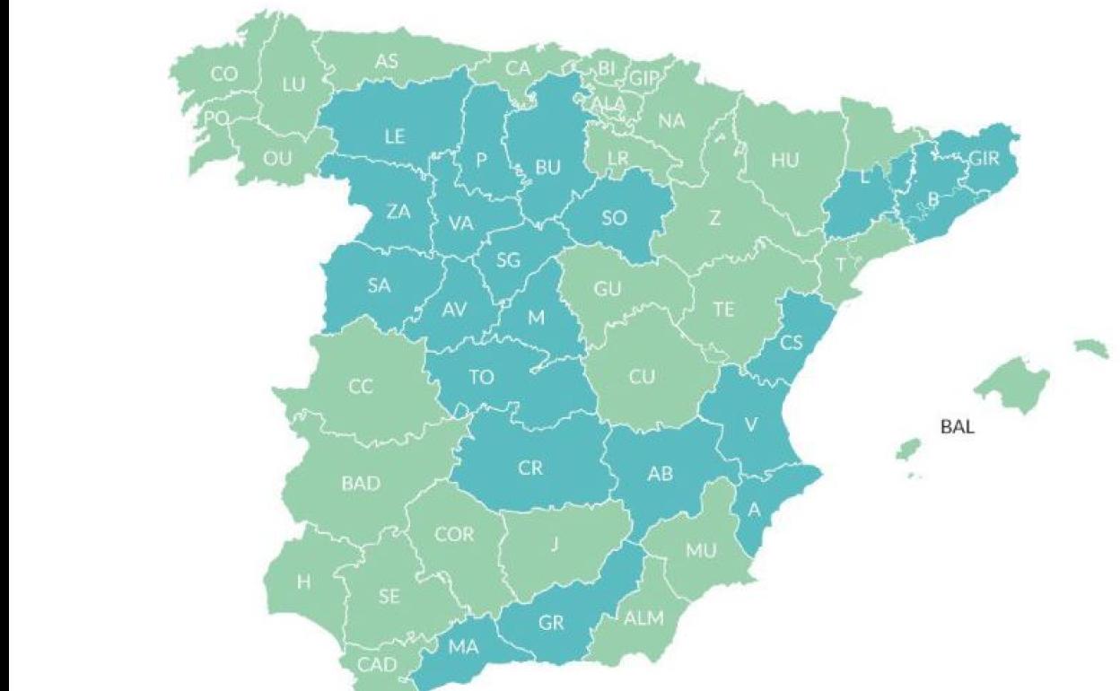 Toda la comunidad de Castilla y León, en la fase 1 desde el lunes