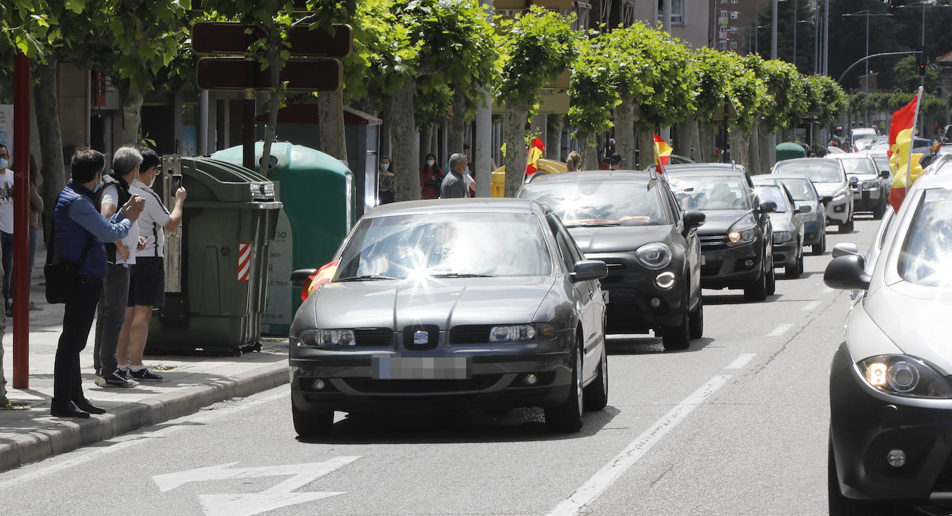 La caravana de Vox toma Palencia. 