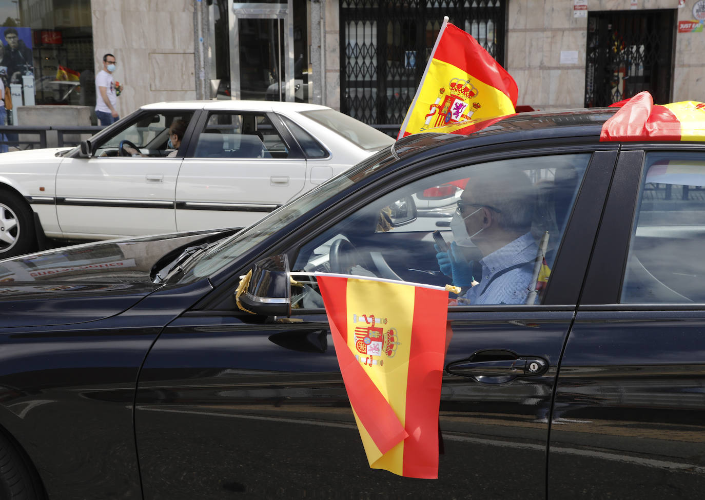 La caravana de Vox toma Palencia. 