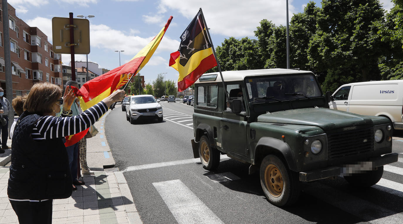 La caravana de Vox toma Palencia. 