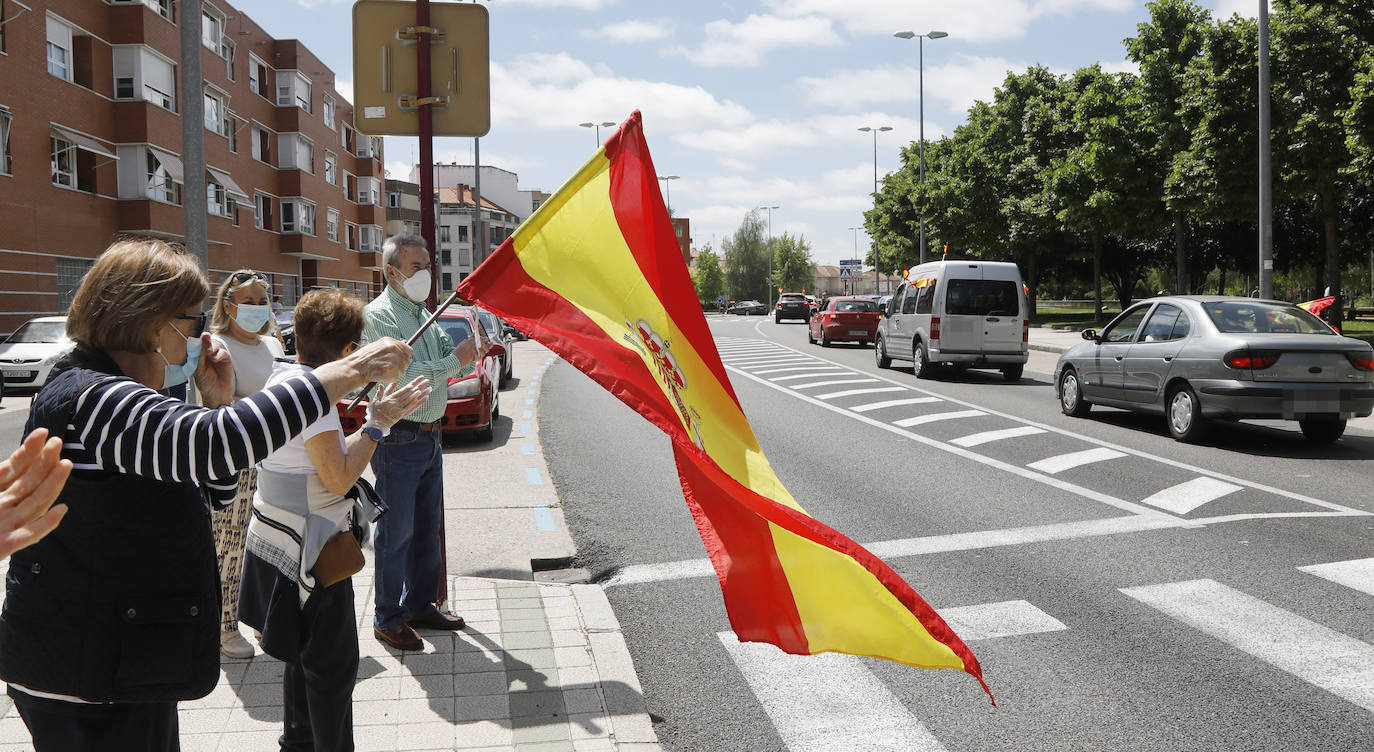 La caravana de Vox toma Palencia. 