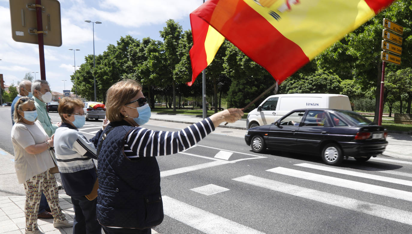 La caravana de Vox toma Palencia. 