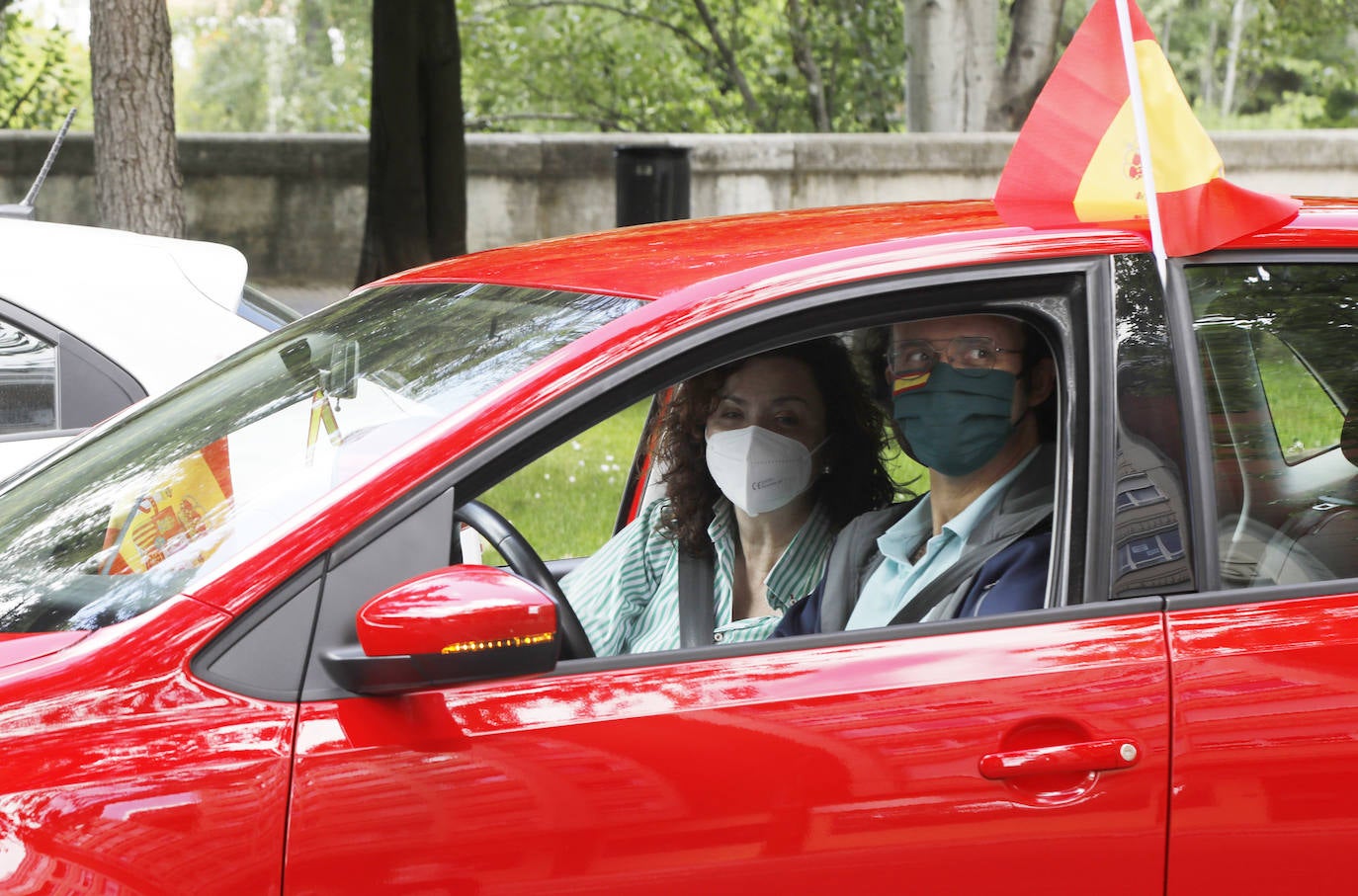 La caravana de Vox toma Palencia. 