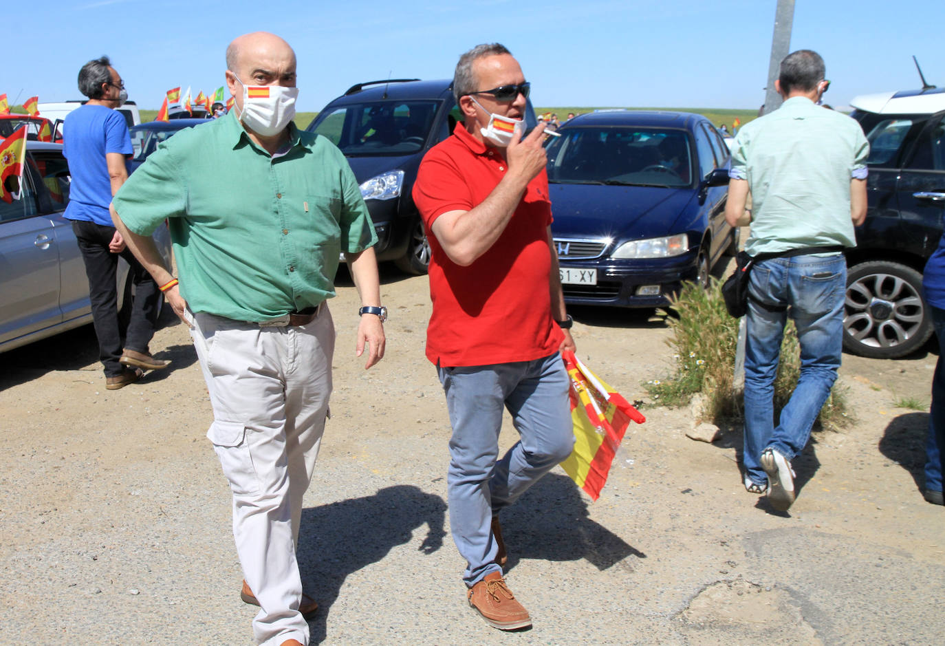 La caravana de Vox en Segovia. 