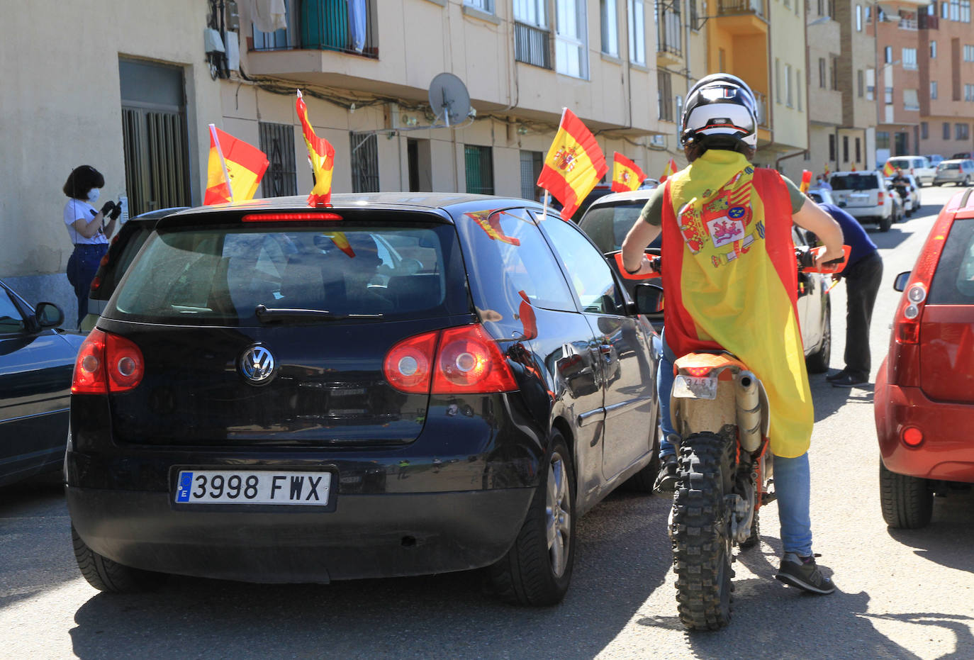 La caravana de Vox en Segovia. 