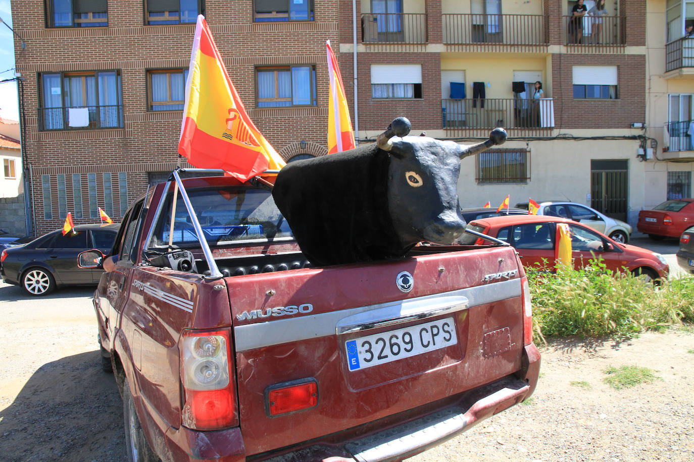 La caravana de Vox en Segovia. 