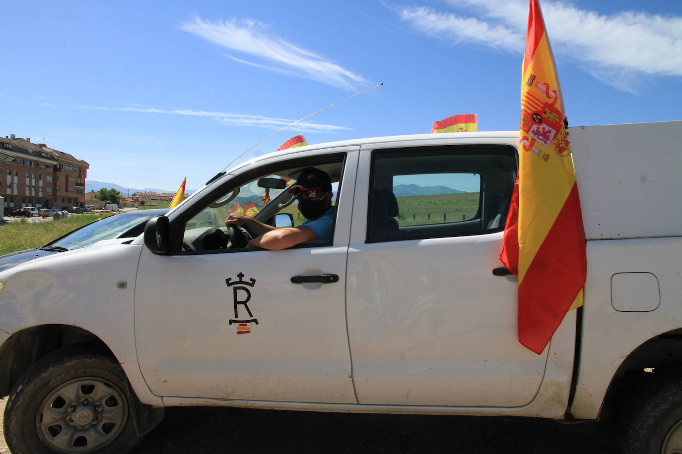 La caravana de Vox en Segovia. 