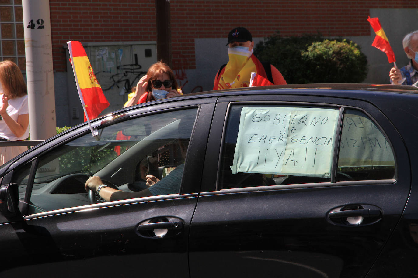 La caravana de Vox en Segovia. 