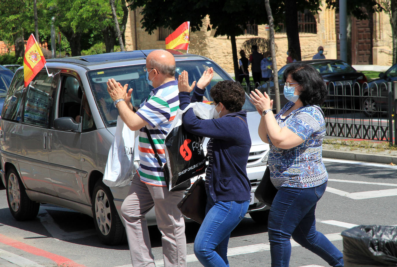 La caravana de Vox en Segovia. 