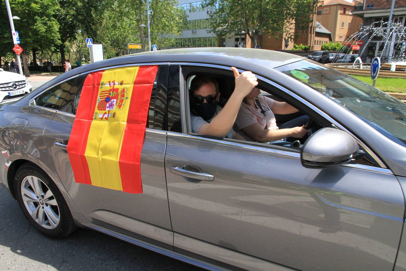 La caravana de Vox en Segovia. 