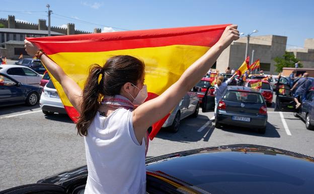 Galería. Manifestantes este sábado en Ávila