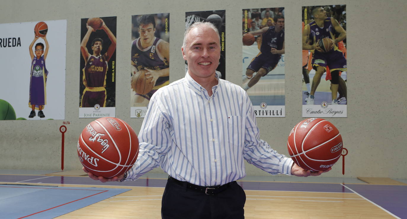 El presidente del Carramimbre CBC Valladolid, Mike Hansen. 