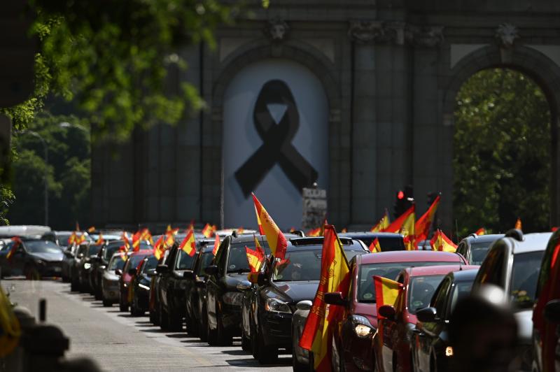 Imagen de la manifestación de Vox en Madrid