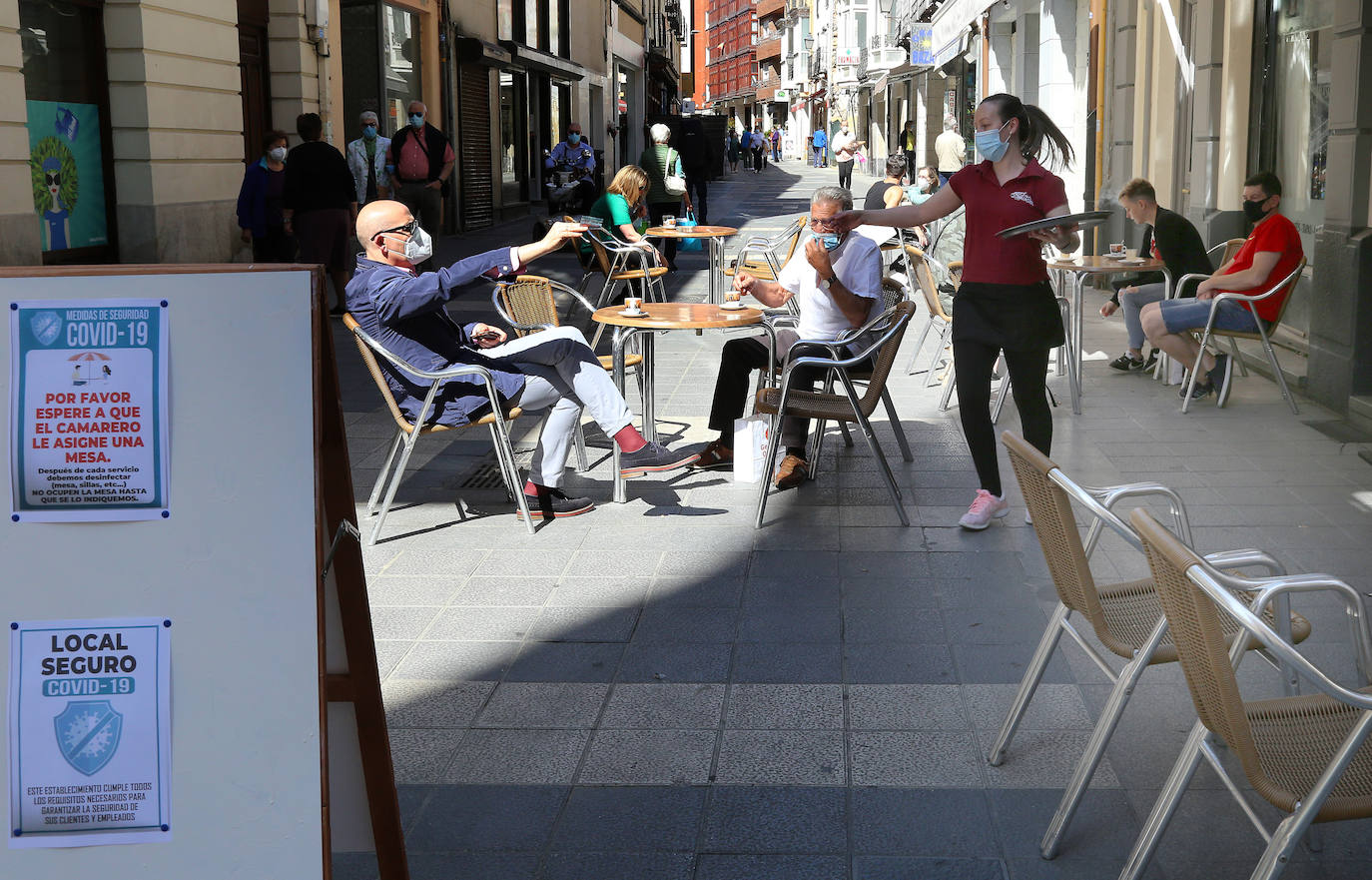 Palencia roza la imagen de normalidad en las calles. 