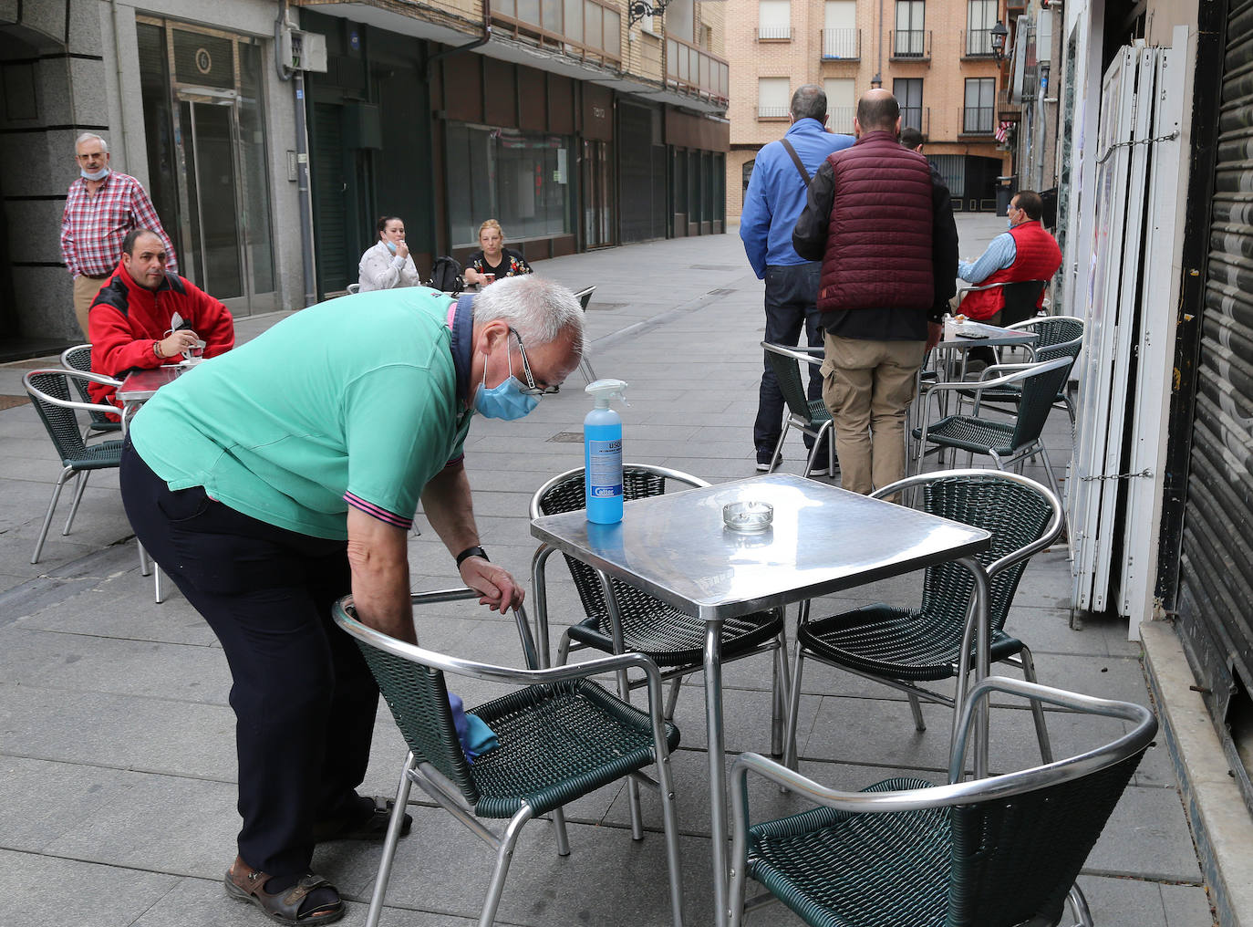 Palencia roza la imagen de normalidad en las calles. 