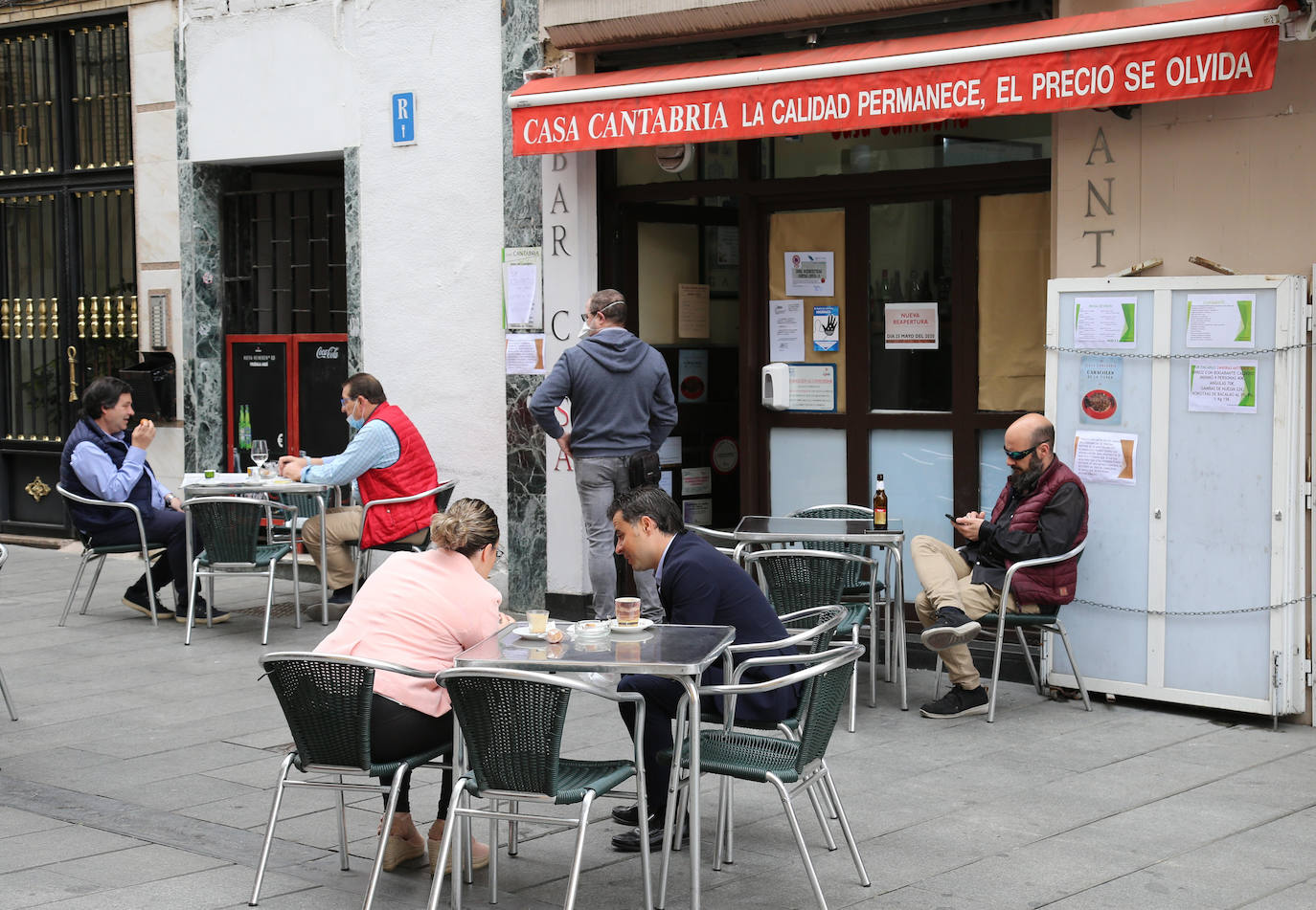 Palencia roza la imagen de normalidad en las calles. 