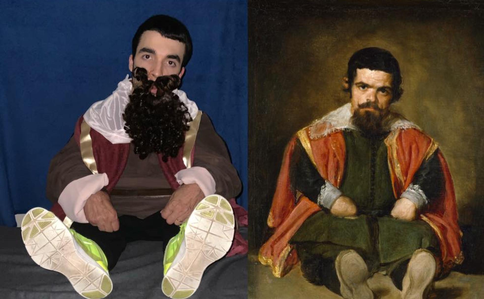 Un bufón de Diego Velázquez, encarnado por Pablo Álvarez. 