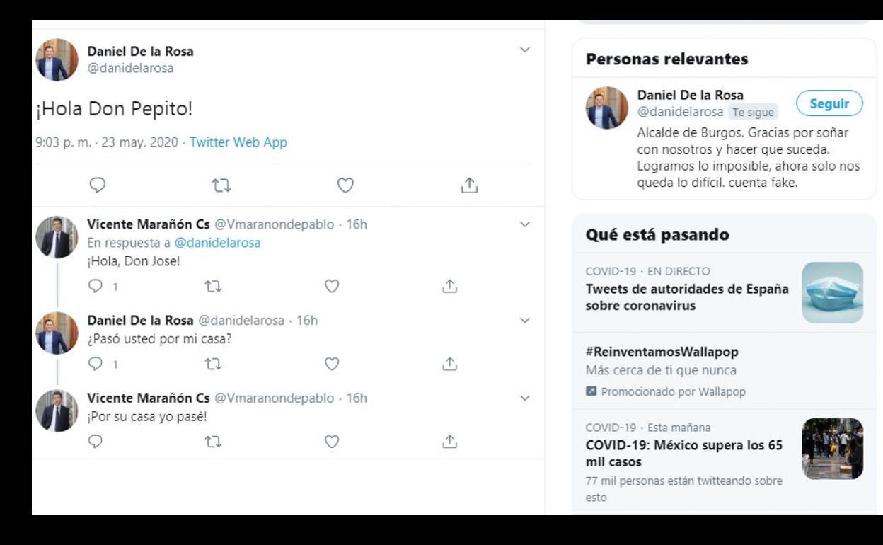 El alcalde de Burgos denuncia una cuenta fake en Twitter que intenta suplantar su identidad