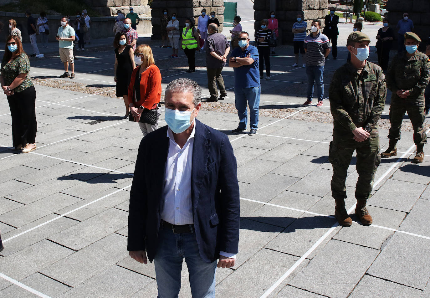 Fotos: Luto en Segovia por las víctimas del coronavirus