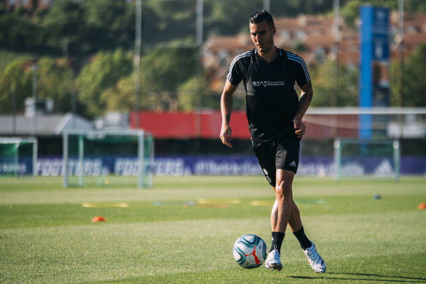 Fotos: La primera plantilla del Real Valladolid continúa trabajando a buen ritmo