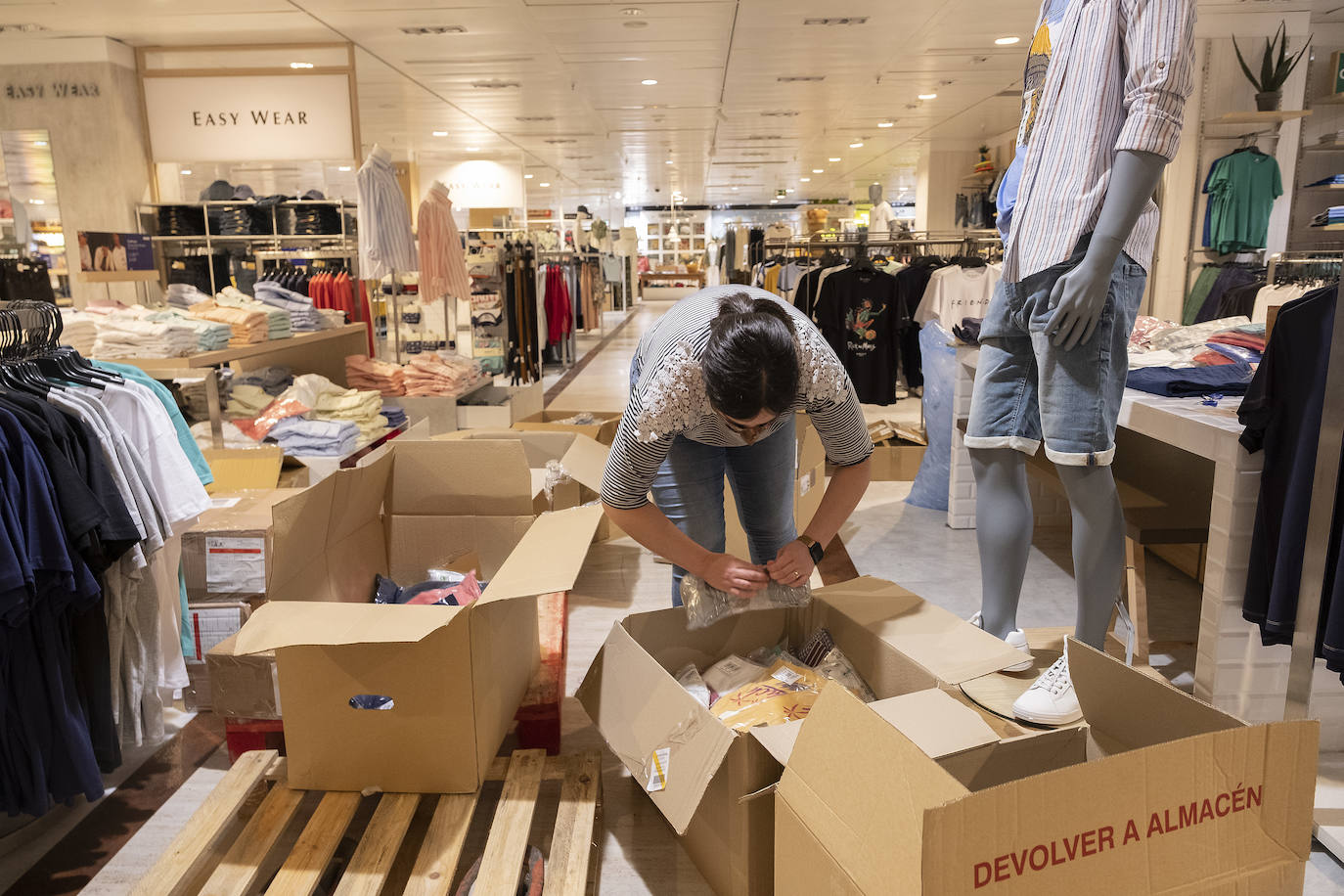 El Corte Inglés se prepara para la reapertura en fase 2. 