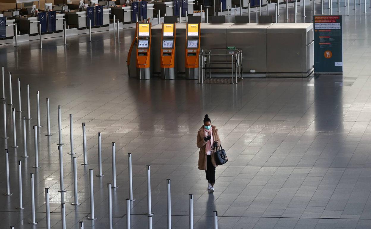 Aeropuerto de Frankfurt.