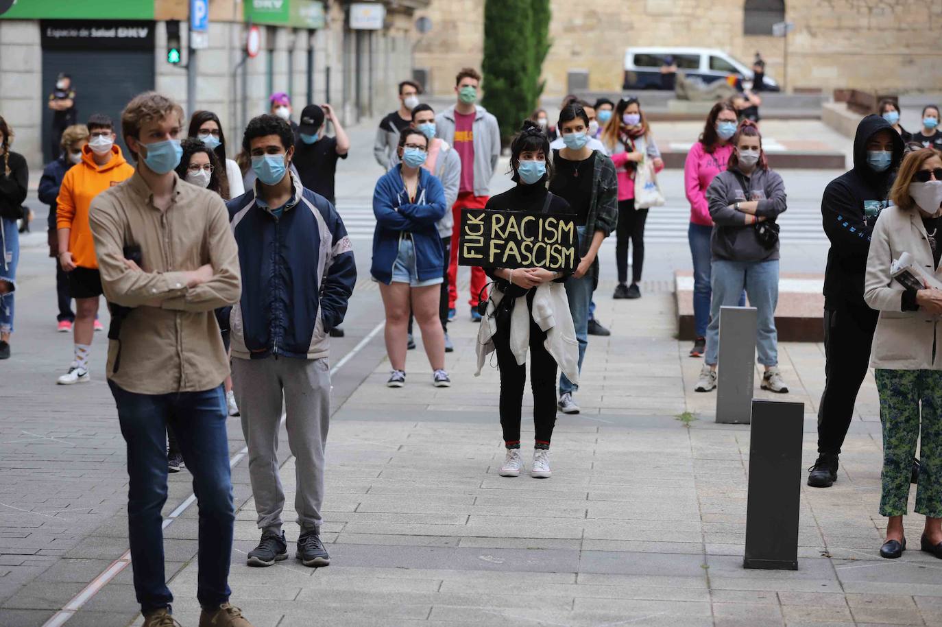Fotos: Manifestación contra el racismo en Salamanca