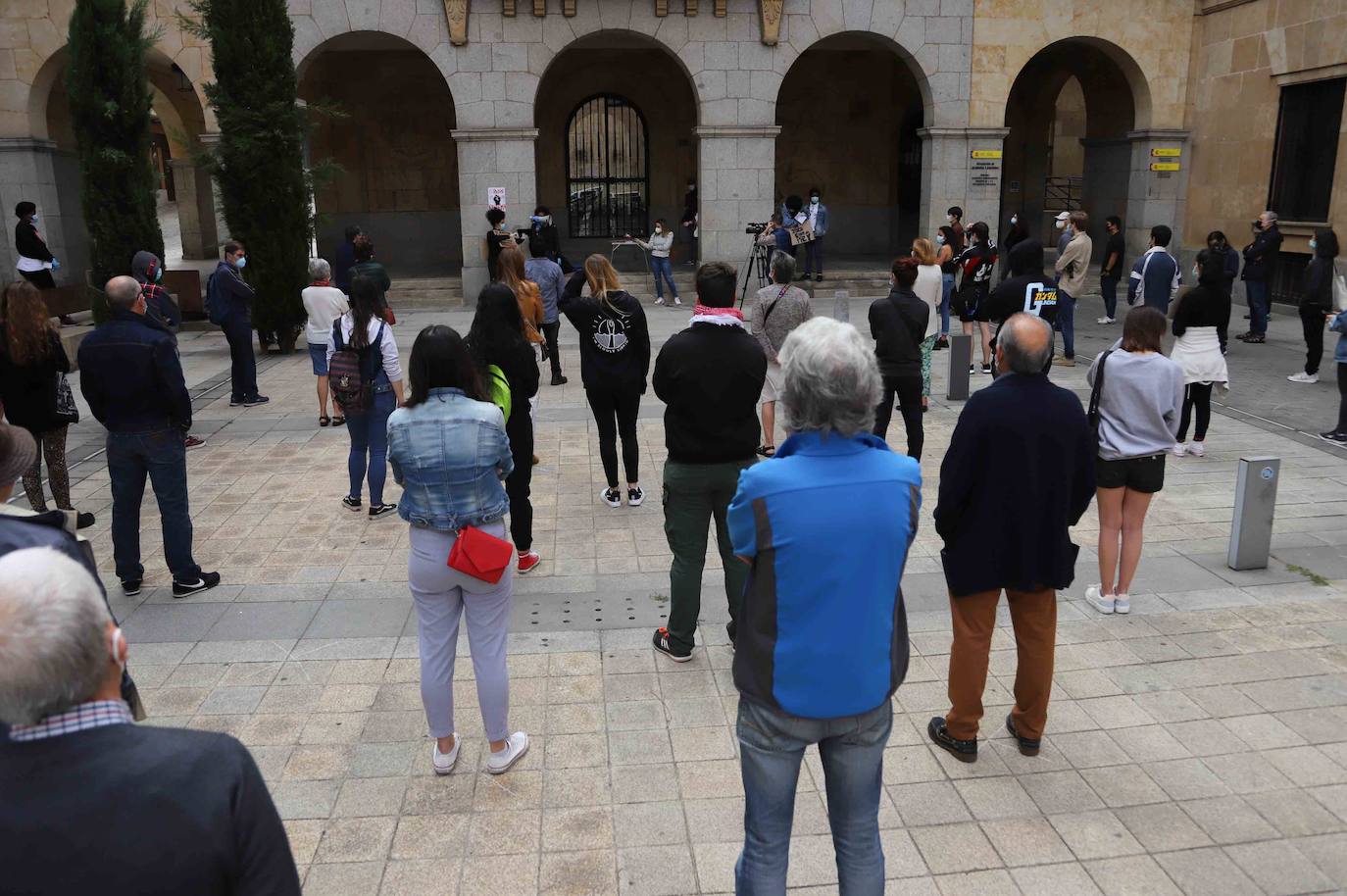 Fotos: Manifestación contra el racismo en Salamanca