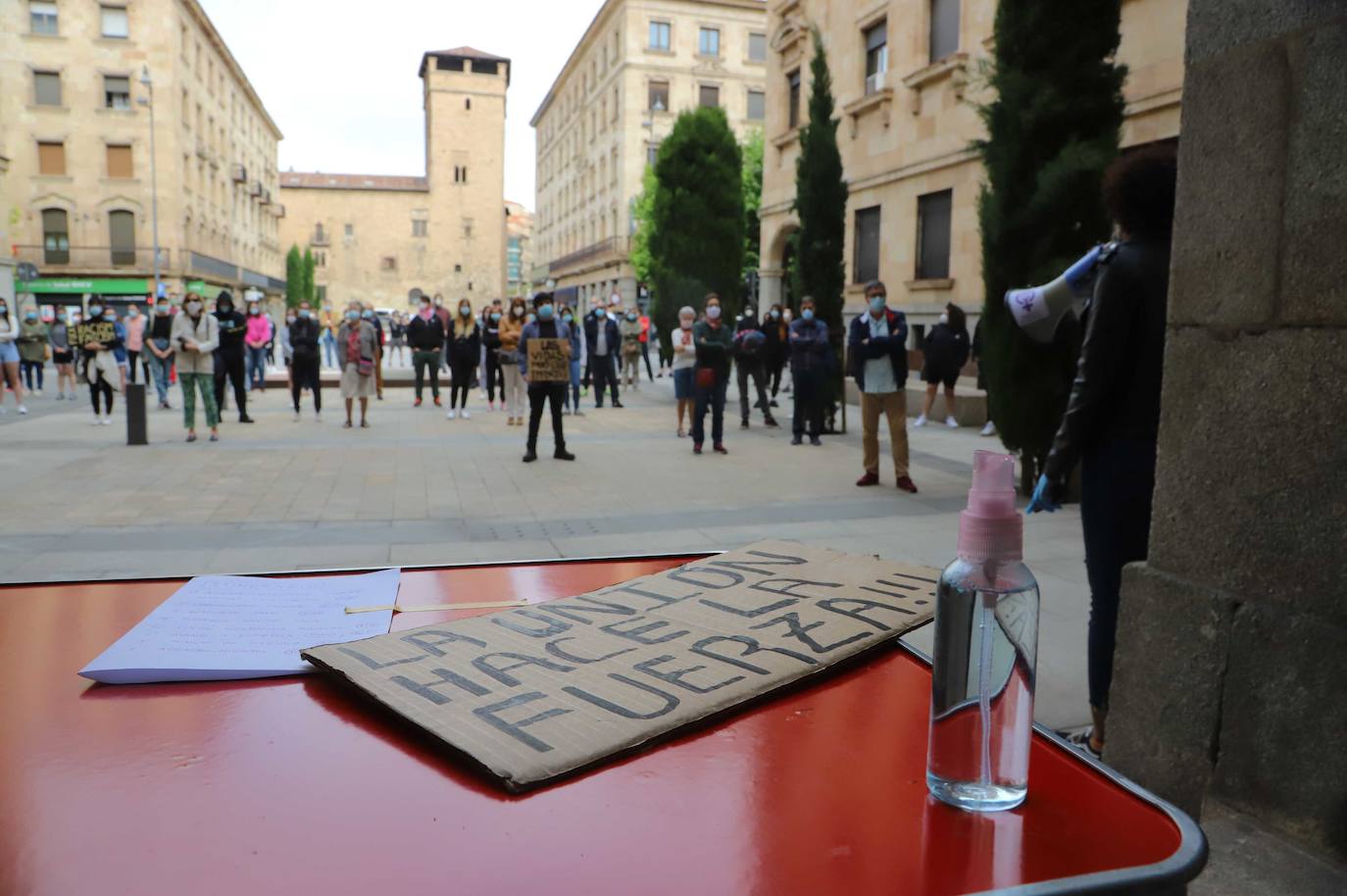 Fotos: Manifestación contra el racismo en Salamanca
