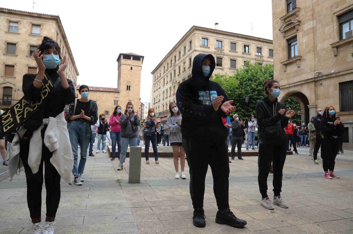 Fotos: Manifestación contra el racismo en Salamanca