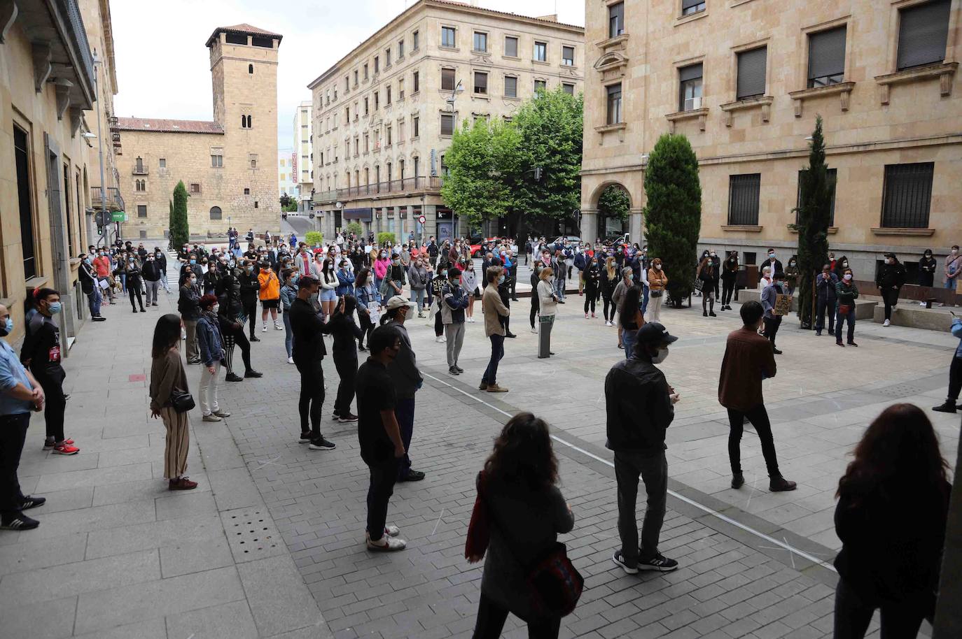 Fotos: Manifestación contra el racismo en Salamanca