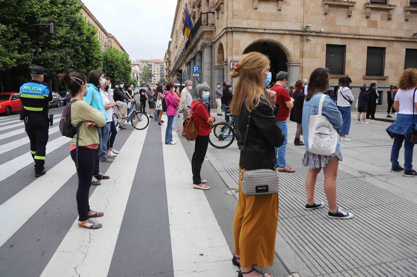 Fotos: Manifestación contra el racismo en Salamanca