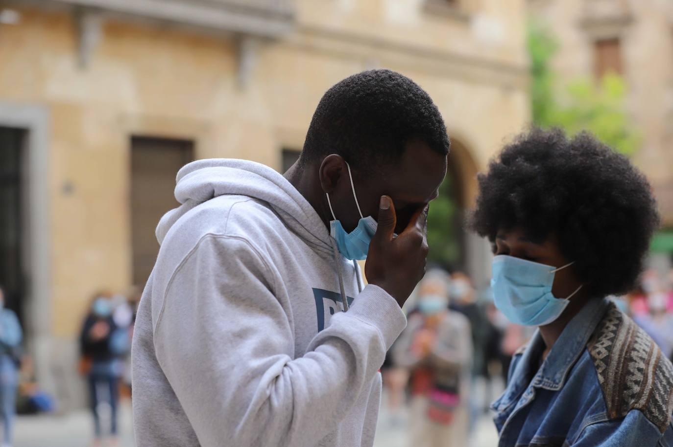 Fotos: Manifestación contra el racismo en Salamanca