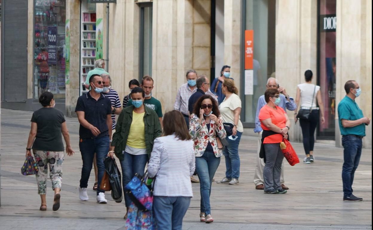 Ambiente en la calle Toro de Salamanca.