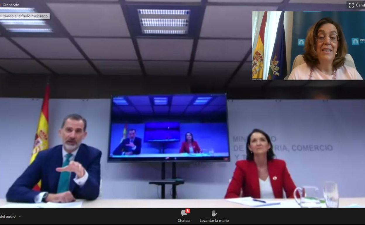 El encuentro de la red DTI con el Rey Felipe VI aborda el Canal de Castilla y Palencia